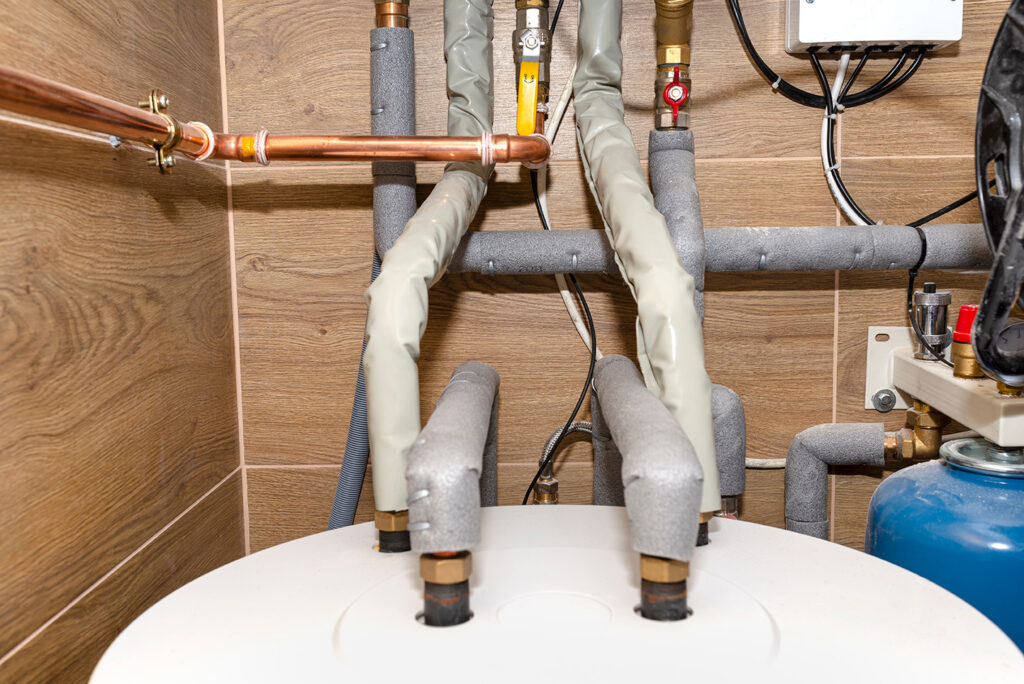 water-tank-and-gas-pipes-for-a-modern-gas-boiler